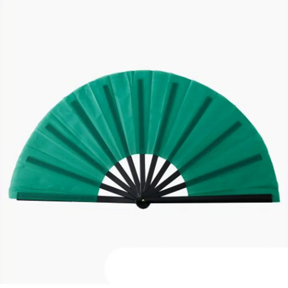33cm Chinese Tai Chi Yoga Kung Fu Fan Plastic Bone Chinoiserie Gift Dance Performance Fan 10 Styles Hand Folding Stage Fan