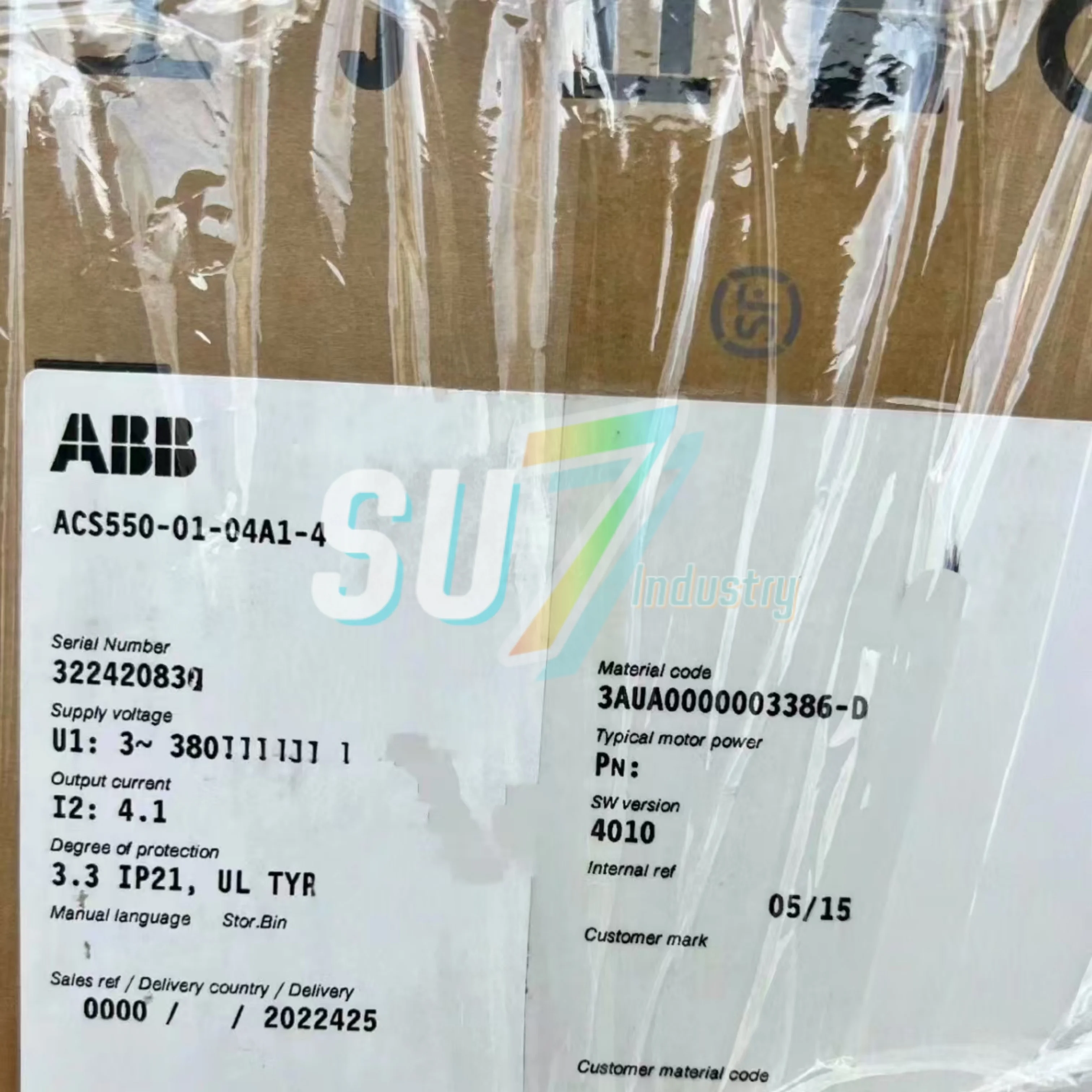 

ACS550-01-04A1-4 Inverter New In Box