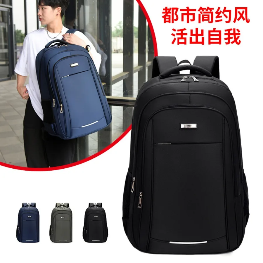 

【New Arrival】Water Resistant Laptop Backpack for Men, Business Travel Rucksack with Luggage Strap, Fits 15.6" Notebook, Casual College Daypack