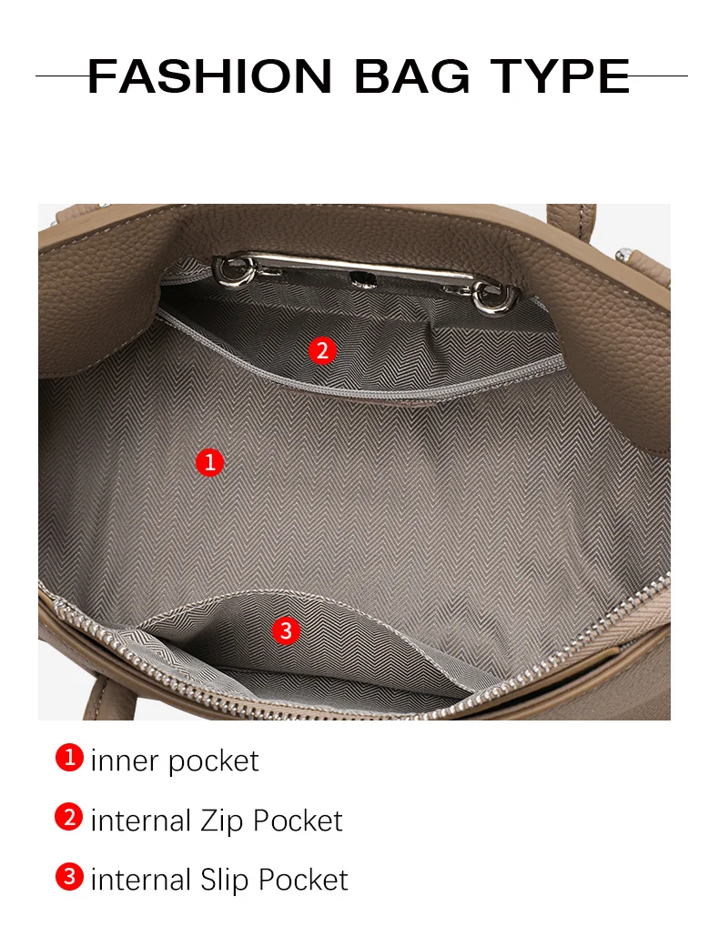 Leder-Damenhandtasche 2026 Neue Mode Elegante Muttertasche Lässige Pendler-Damenhandtasche Schulter-Umhängetasche – Detail 5
