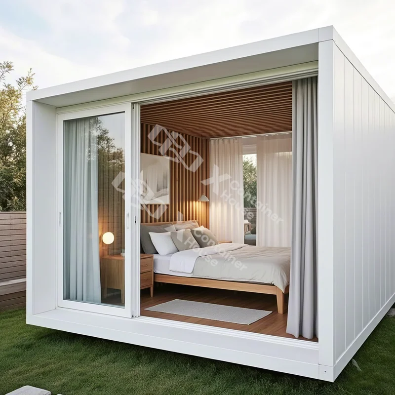 Rumah Kabin Rumah Baja Rumah Kontainer Prefabrikasi Mewah Kit Solusi Hidup Modern Semua Musim Desain Villa Prefab DIY Kecil