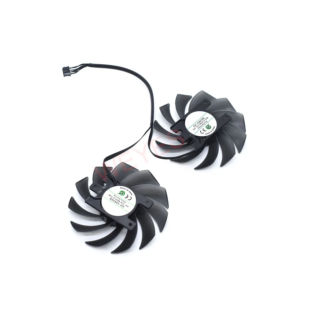 Video Card Fan CF-12915S For AXGAMING RTX2060S GTX1660ti 1660S X2 Twin X2 0.35A DC12V Cooler 4Pins Well Tested