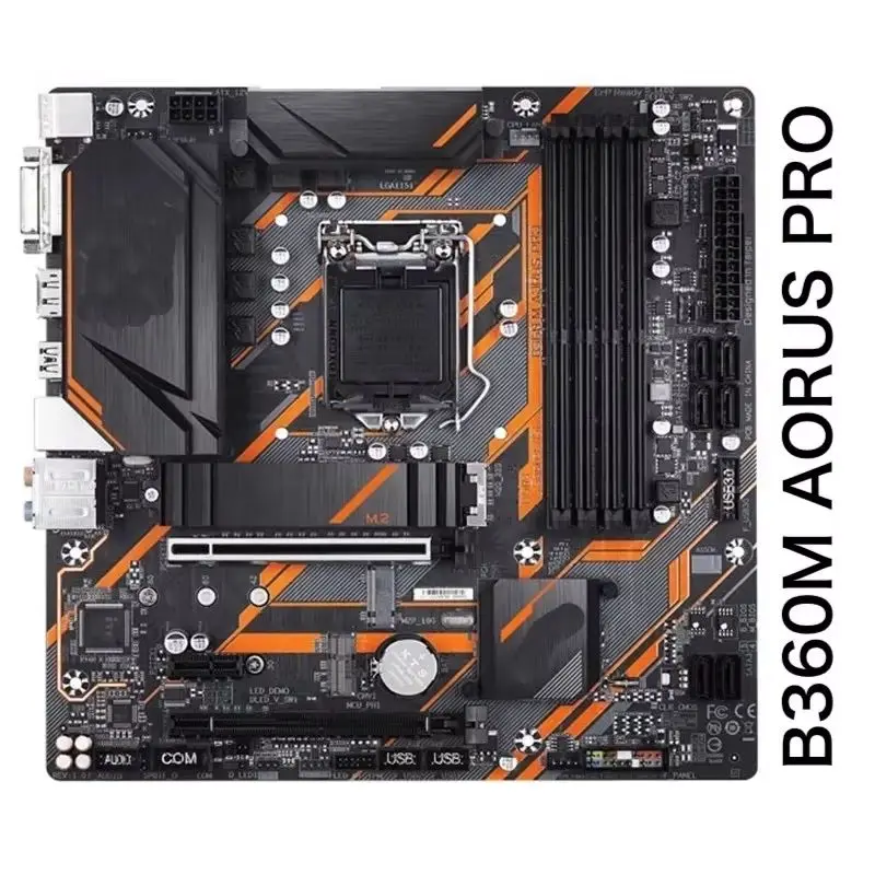 

For Gigabyte B360M AORUS PRO Motherboard 32GB LGA 1151 DDR4 M- ATX Mainboard 100% Tested OK Fully Work Free Shipping