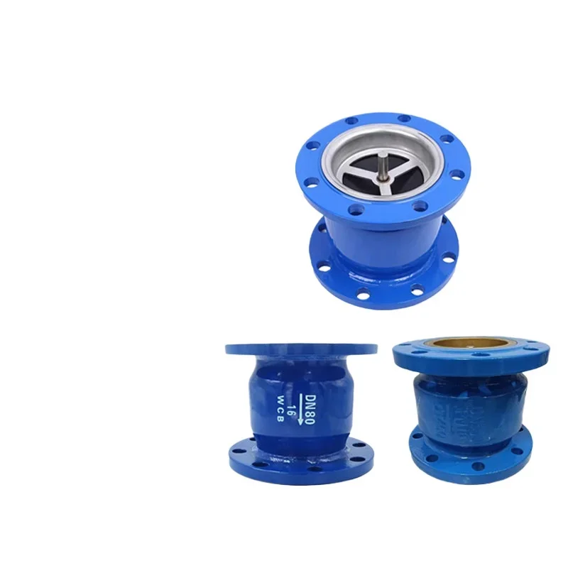 

Flanged muffler check valve HC41X-16 vertical carbon steel check valve 100 150 200