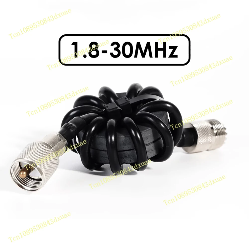 EM-43 HF Choke Balun 1.8-30MHz for Shortwave Radio – 1:1 Current Balun – Common Mode Noise Suppressor (1000W PEP)