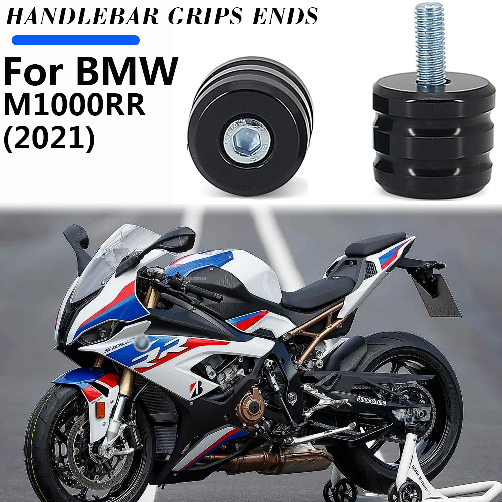 

For BMW M1000RR M 1000 RR 2021 Motorcycle Accessories Rod End Counterweight Handlebars Grips Ends Plug Bar Ends Handlebars Caps