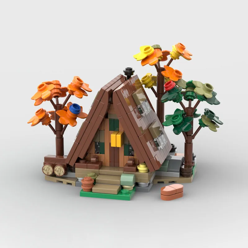 

21338 Classic Mini Forest Cabin - MOC Building Blocks - Creative DIY Toy Set - Unique Holiday Gift