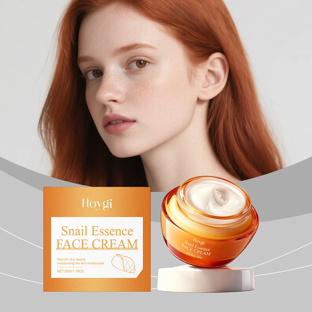 50g Snail-Mucin Moisturizer,Anti-Aging Hydrating Essence Cream Wrinkles,Deep Hydration & Long-Lasting Moisture For Face Cream