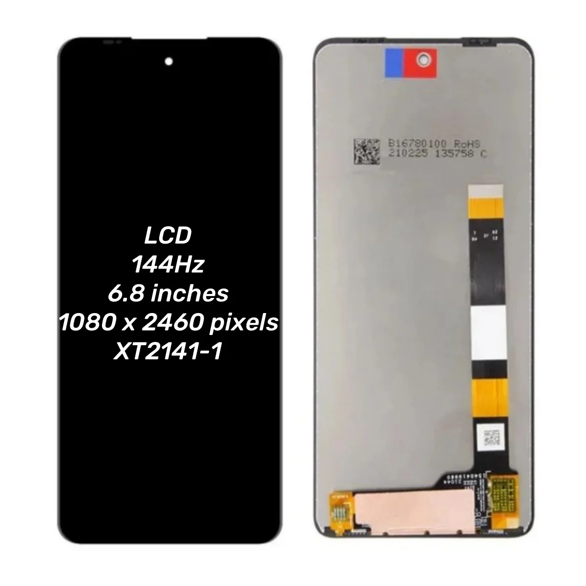 iParts Replacement For Motorola Edge 5G UW 2021 LCD Display Touch Screen Digitizer Assembly For Moto Edge 2021 XT2141-1 XT2141-2