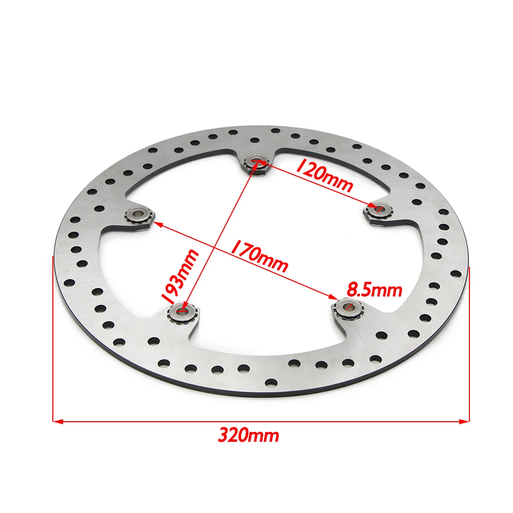 320mm Motorcycle Front Brake Disc Rotor For BMW K1200GT ABS S1000R S1000RR K1200R K1200S R NINE T K1300GT K1600GT R1200R R1200S