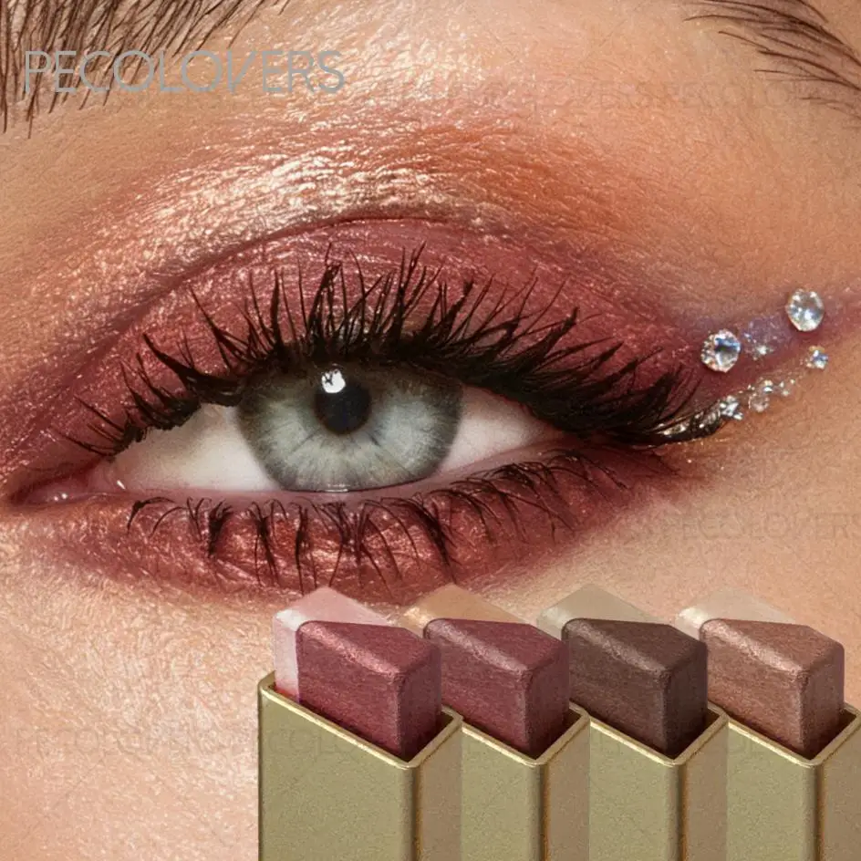 1PC Dual-Tone Pearlescent Eyeshadow Sticksl,Long-Lasting, Non-Fading Matte & Shimmer Finish,Perfect Gift for Women