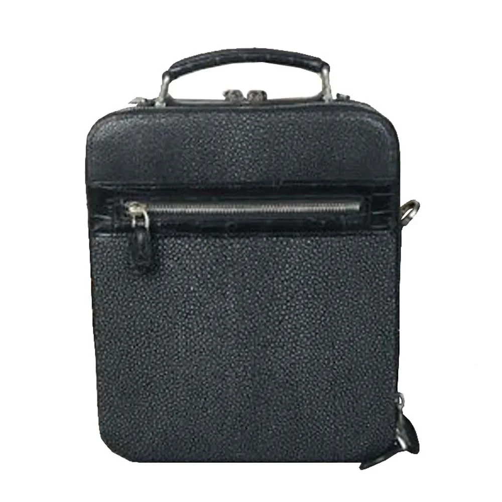 

ousidun import Pearl fish skin men package worn Single shoulder bag men handbag