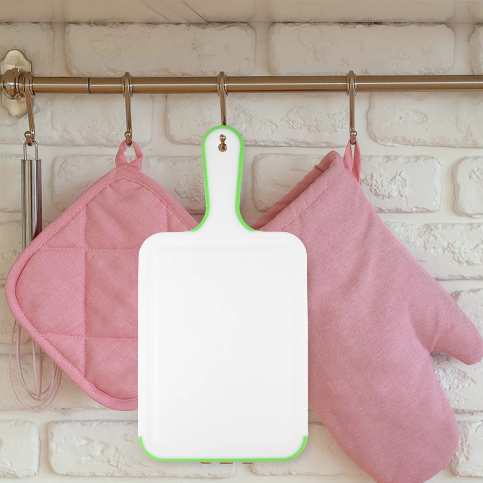 

Thick Reusable Plastic Cutting Board Multifunctional Kitchen Chopping Board For Fruit Vegetable Meat Smooth Surface Easy