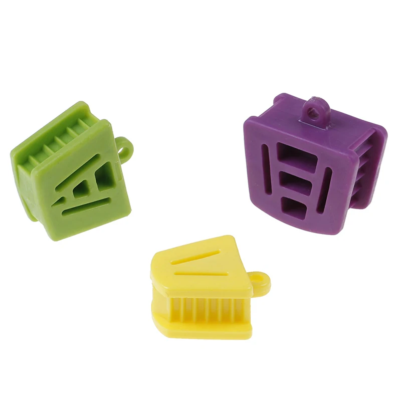 3 pz dentale Silicone bocca Prop morso apriscatole in gomma divaricatore dispositivo di supporto intraorale denti in lattice strumento per la cura dell'igiene orale