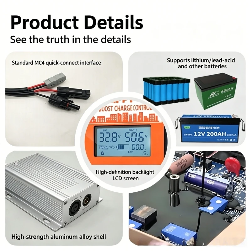 Flexible MPPT Power Device Featuring Automatic Energy Identification And Temperature Control System 