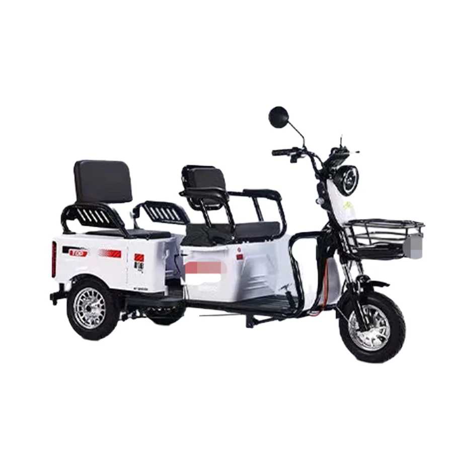 High-Power Mini Electric Moped Open Body Three-Wheel Electric Vehicle 48v Voltage 90km Driving Mileage 500kg 100kg Certified GCC