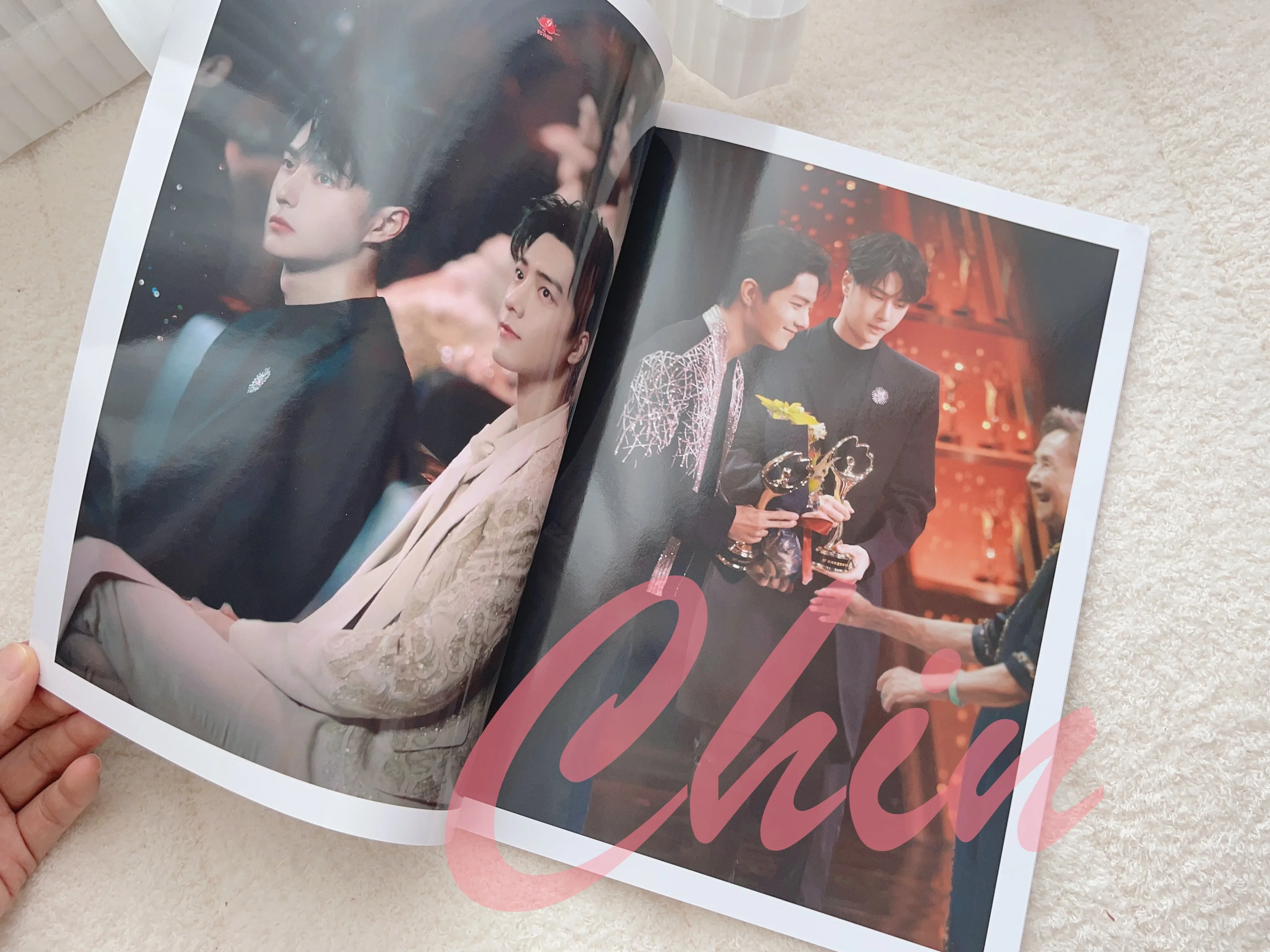 2023YEAR Weibo Night Wang Yibo Sean Xiao Zhan BJYX HD Photobook Bo Jun Yi Xiao Photo Album Art Book Picturebook Fans Gift