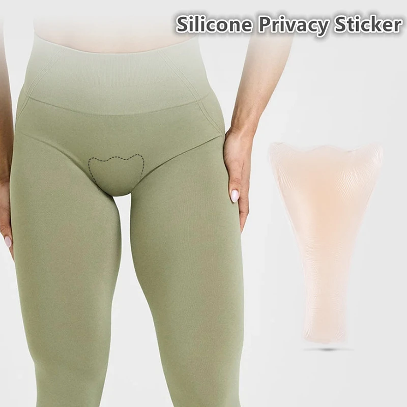 1 Pcs Concealer Panties Silicone Reusable For Swimsuit Underwear Camel Toe Leggings Privacy Stickiness Invisible Self-Adhesive