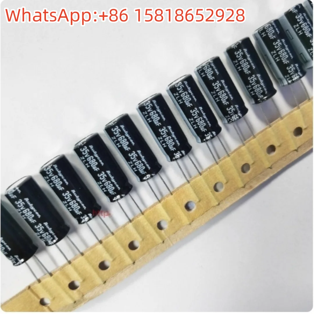 

10pcs 35V680UF 10X23 Japan Rubycon ZLH High Frequency Low ESR Original Electrolytic Capacitor 680UF 35V