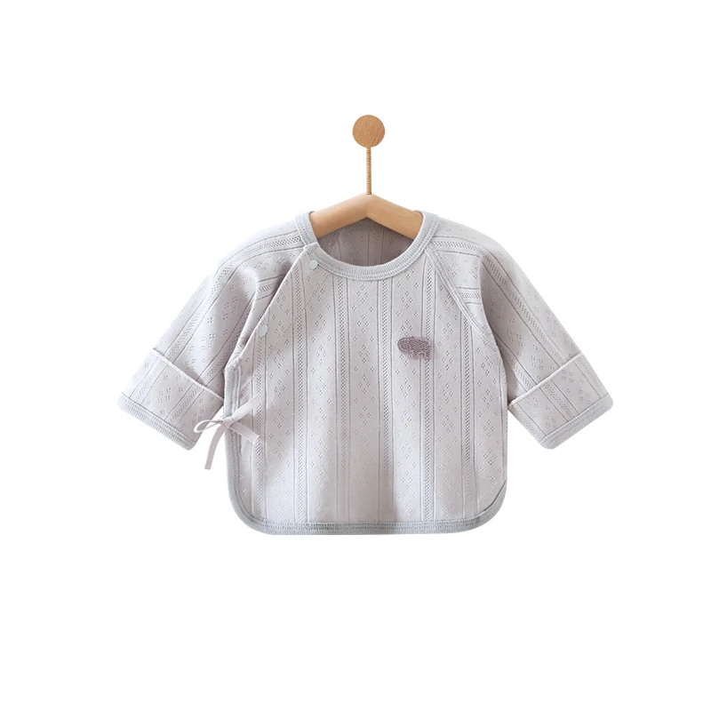 Newborn Baby Half-Back Shirt, Summer Thin Pure Cotton Monk-Style Clothing, Baby Clothes, Summer Top, Class a Seamless Underwear