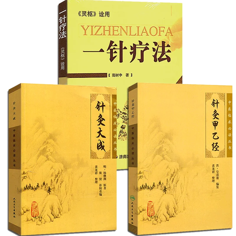 

Traditional Chinese Medicine Acupuncture Books Dacheng One Needle Therapy 3 Books Chinese Simplified