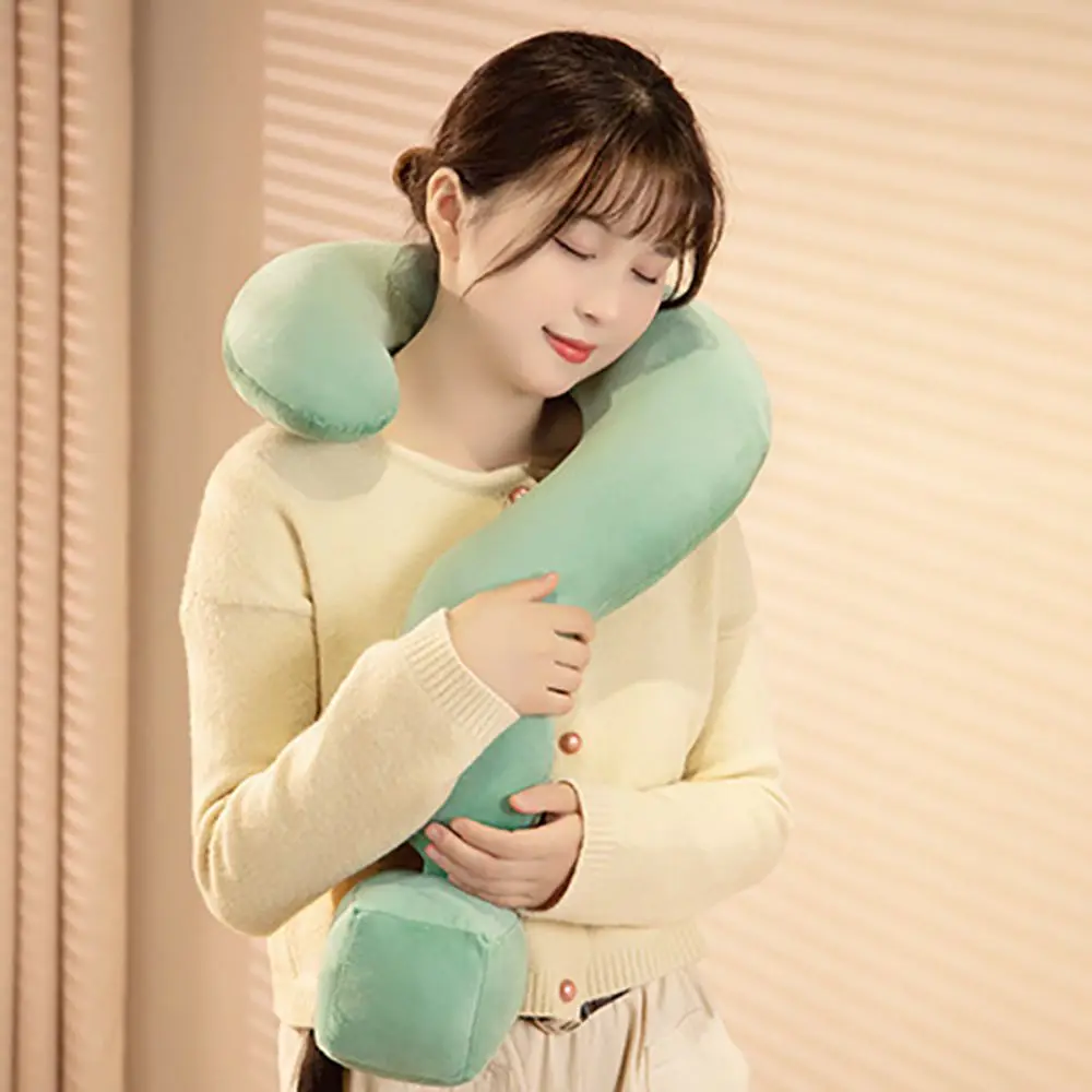 

Portable Soft Question Mark Cervical Pillow Ergonomic Large Size Sofa Throw Pillow Skin-friendly Office Nap Pillow Business Trip