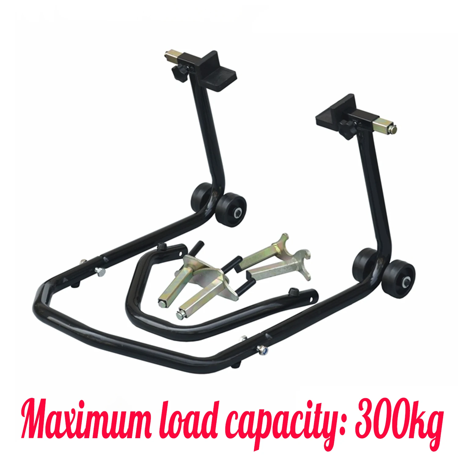 

Heavy Motorcycle Lifting Frame Portable Universal Support Frame Parking Frame Front Rear Wheels Landing Gear