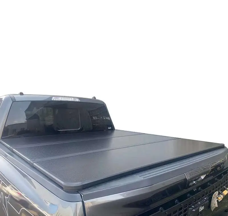 pickup modified trunk rolling curtain flat cover FOR Ford Raptor F150 four fold cover Tantu ram Tacoma