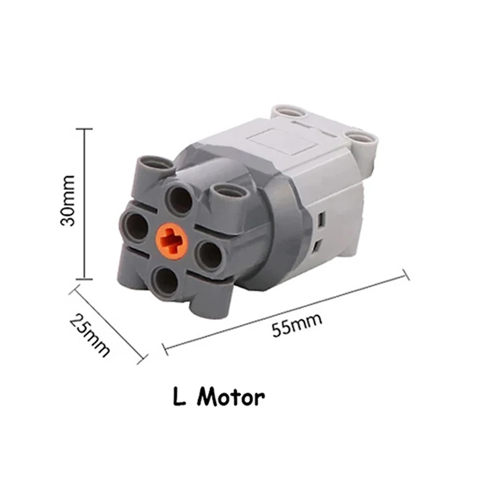 Piezas de función de potencia del Motor M/L/XL con caja de batería (batería no incluida), grupo de energía, tecnología MOC, bloques PF, juguetes de ladrillo DIY