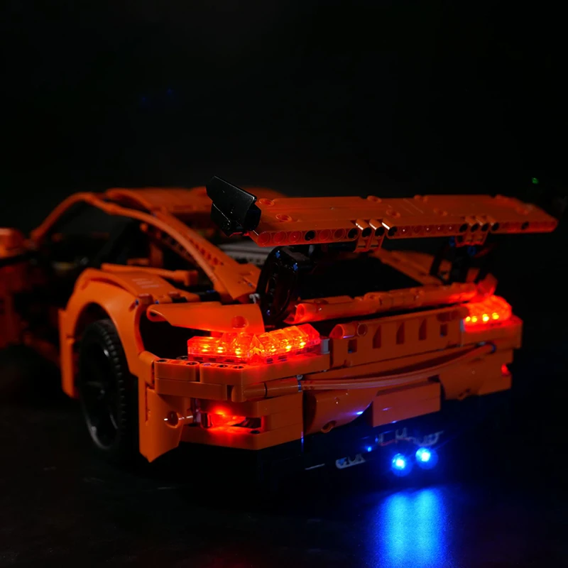 Compatible with 42056 911 GT3 race car LED lights (LED lights only, brick models not included)