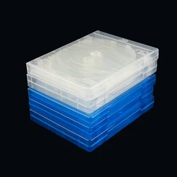 Household Plastic CD Case CD Storage Box Blu-ray Replacement Game Cases Protective Box For CD DVD Disc Storage Bracket Box Case