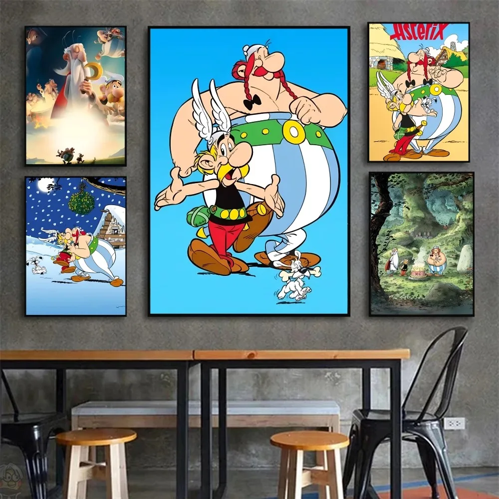 Asterix Et Obelix Manga Poster Paper Print Home Living Room Bedroom Entrance Bar Cafe Art Painting Decoration