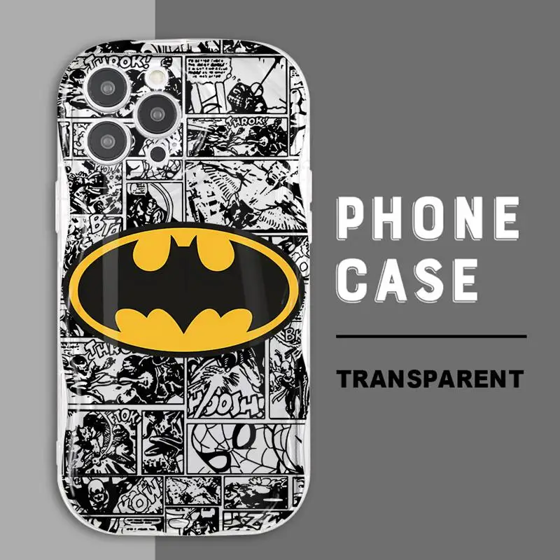 B-Batman Hero Logo Phone Case for Apple iPhone 15 Pro Max 13 14 Plus 12 11 Pro MAX Matte