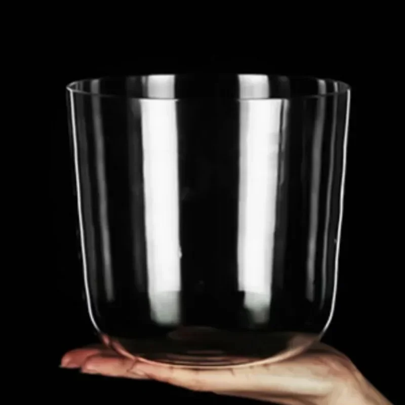 Crystal Singing Bowl Clear 5-inch Singing Bowl Yoga Meditation Decompression Tibetan Singing Bowls Percussion Instrument
