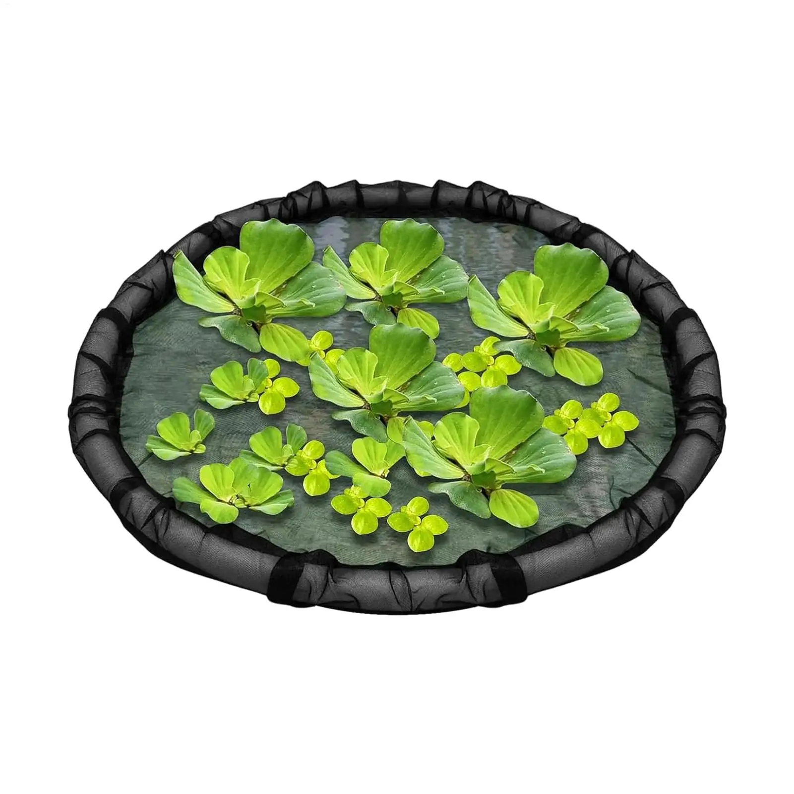 1 Pack Floating Flora Fish Barrier Floating Island Plant Protector Round Fish Barrier Pond Protection Net For Floating Plants