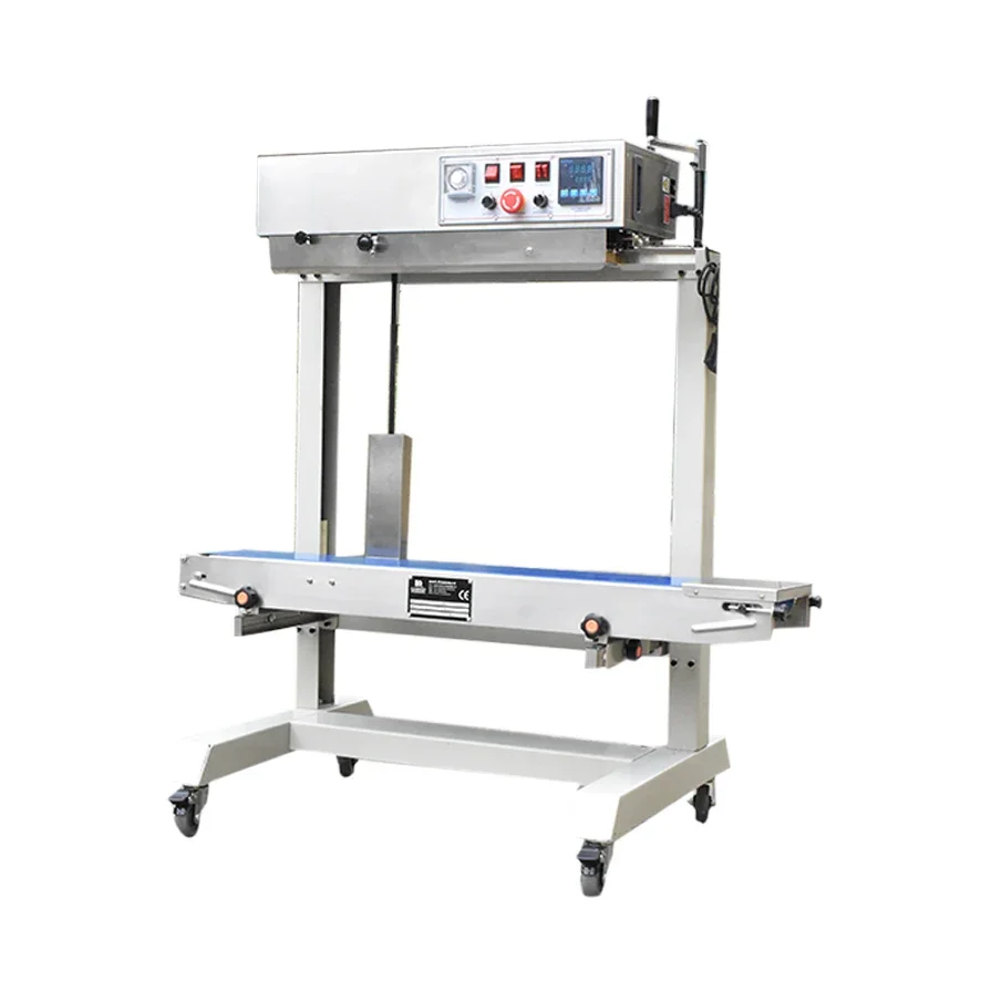 FRD-1000LDL Customized Plastic bags sealing machine heavy   vertical band bag sealer