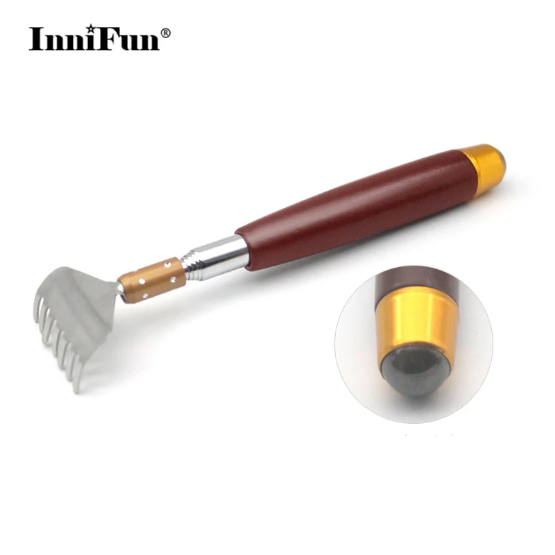 

Телескопический скребок для спины, массажные грабли для спины, зуд, когтеточка, магнитный роликовый массажер для тела, против зуда