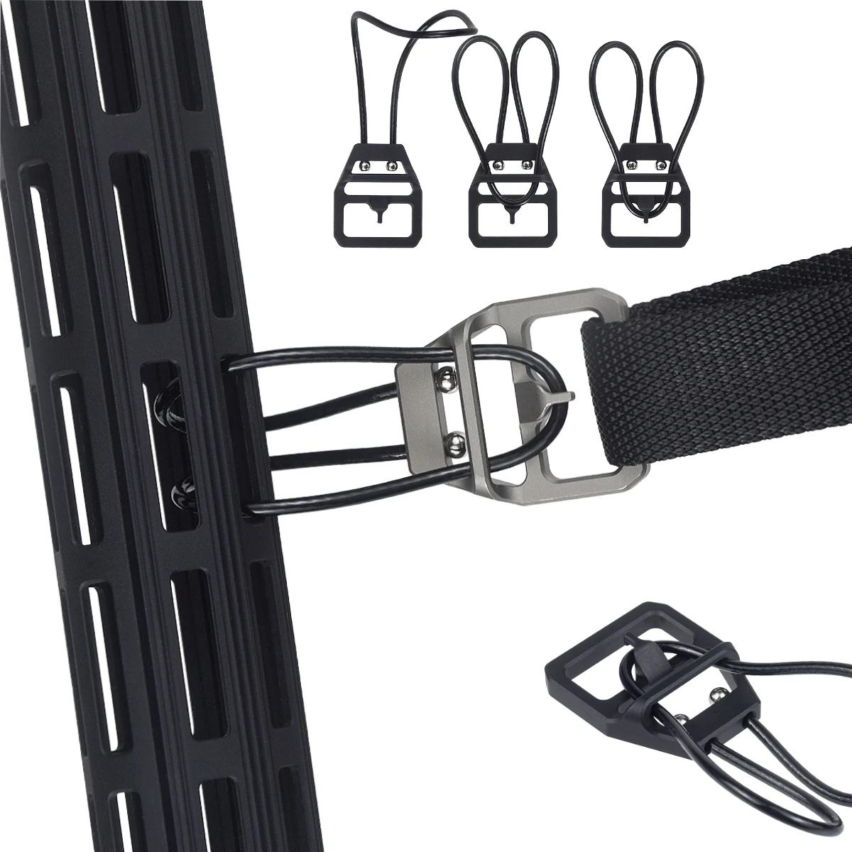 Tactical 1.25 Model U-Shaped Quick Release Buckle Steel Cable Multi-Purpose Single Double Point Strap Buckle Camera Strap