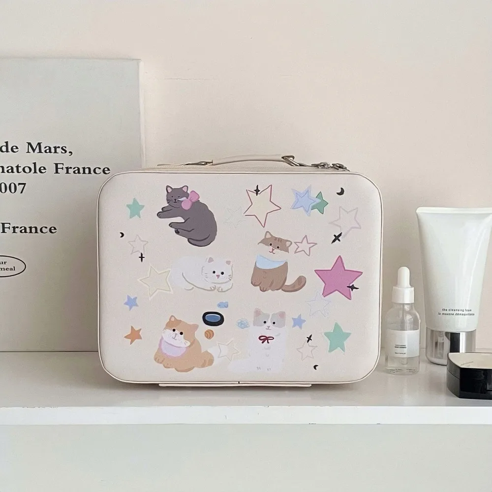 Cartoon Pattern Cosmetic Bag Large Capacity Beauty Wash Bag Travel Carrying Storage Bags AL977 Travel Bags Skincare Sorting Box