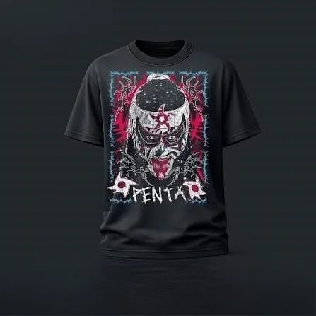 Penta El Zero Miedo Merch  Merch T-shirt Men Short Sleeve Tee Unisex Tops Clothes Causal Female Y2K Tops