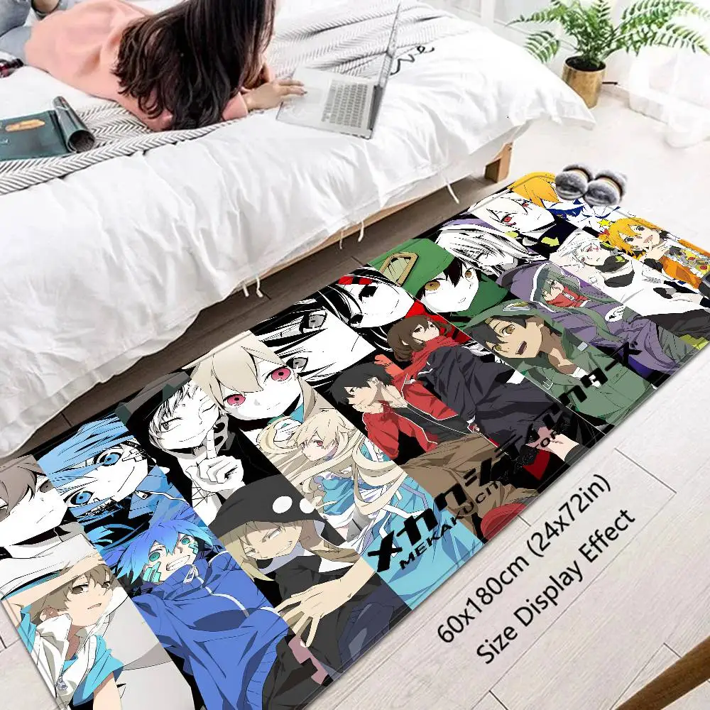 Anime Kagerou Project Room Mats Washable Non-Slip Living Room Sofa Chairs Area Mat Kitchen Alfombra