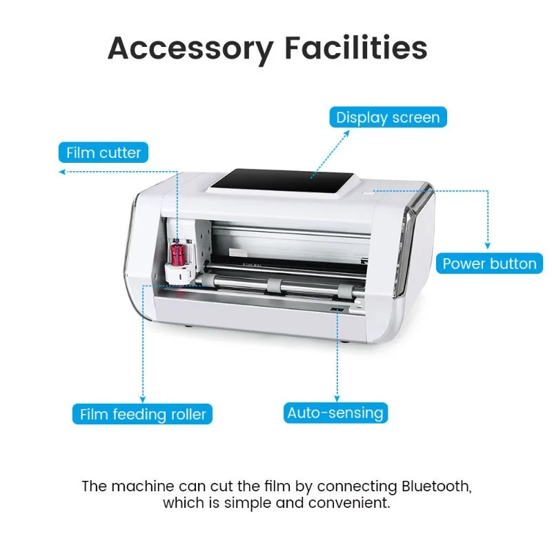 Tpu hydrogel film making machine protector cutter plotter mobile phone skin smart watch mini cutter