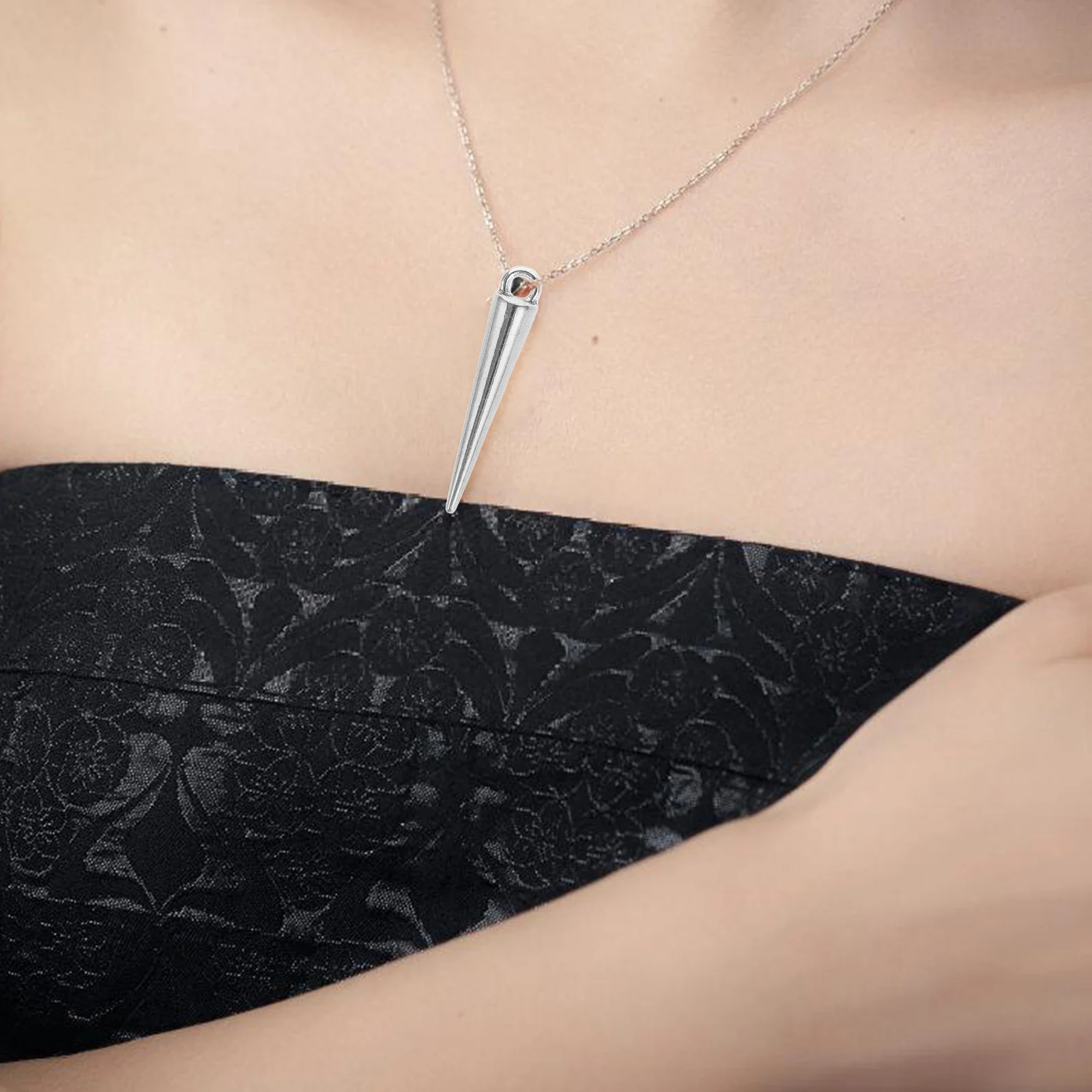 

20Pcs Cone Pendant Charms Stylish Decorative Necklace Making Components for DIY Jewelry Necklace Craft Cone Charms