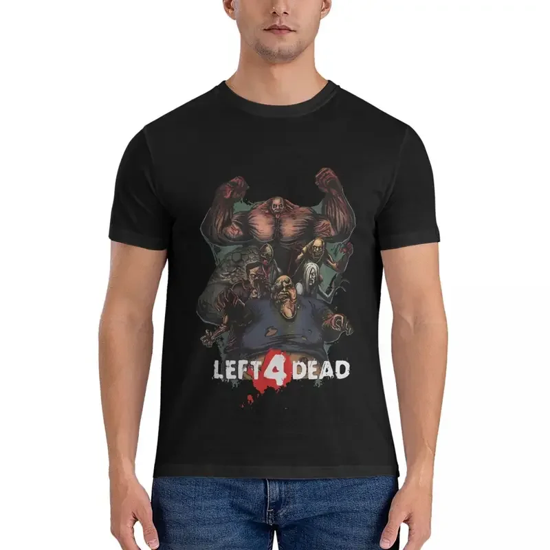 

Friend T-Shirts Men's Cotton Vintage T-Shirts O Neck L-Left 4 Dead Tee Shirt Short Sleeve Clothes Gift Idea