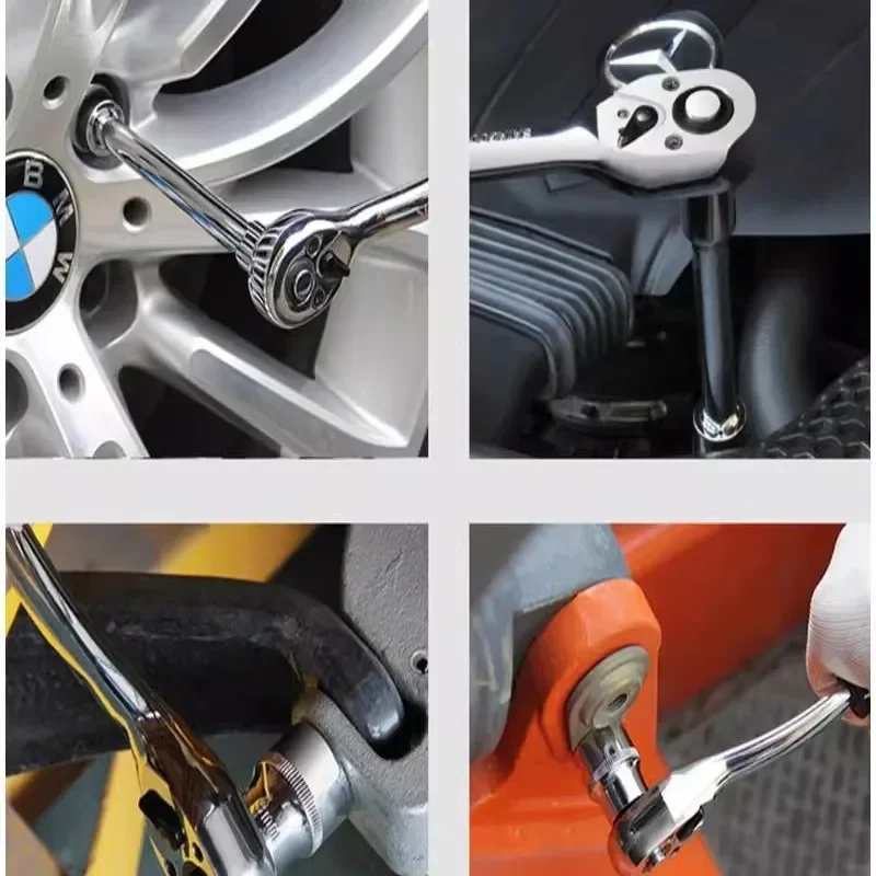 Ratchet Wrench Multi-Function Set Mechanical Auto Repair Combination Car Socket Wrench On-Board Repair Tool Kit view 3
