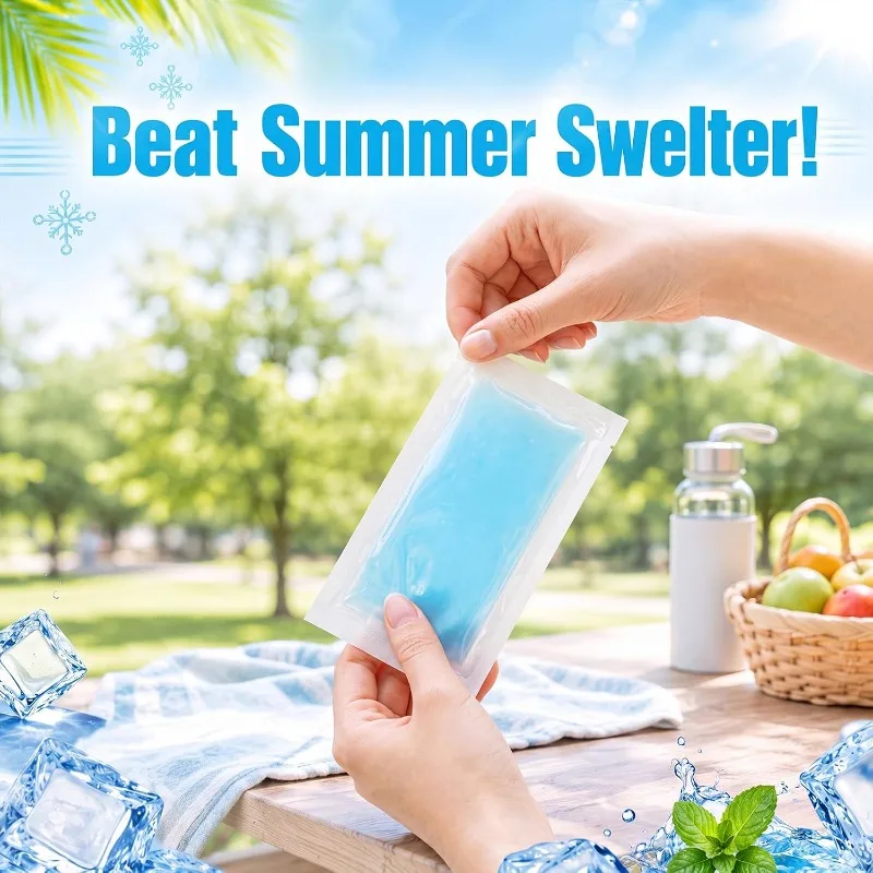 10/20/30PCS Summer Cool Patches Disposable Instant Cooling Stickers for Sports Camping Travel Hiking and Outdoor Heat Relief
