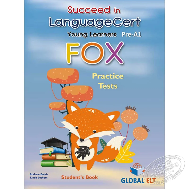 

Succeed In LanguageCert Young Learners Fox CEFR PreA1 Практические тестирование для самостоятельного изучения, издание 9781781648551