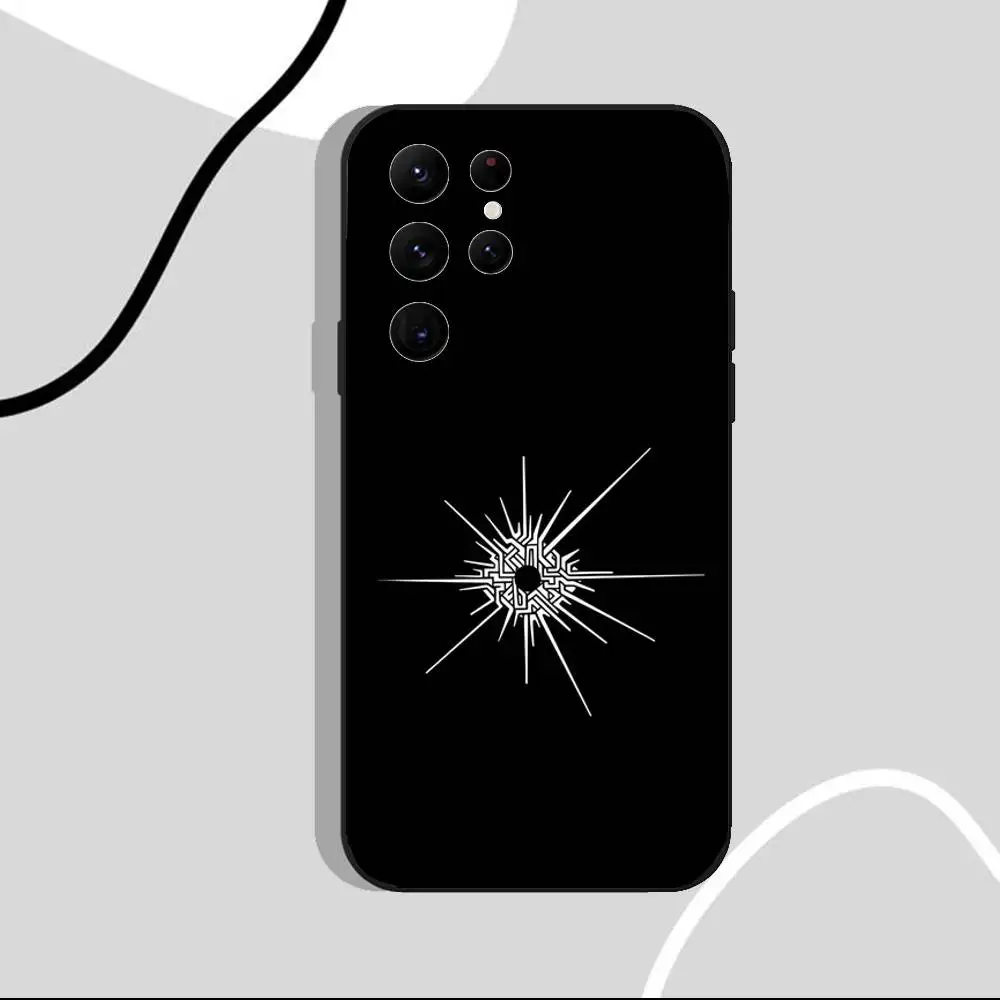 حافظة هاتف Game Outer Wilds لهاتف Samsung S25، S24 Ultra، S20، S30 plus، S22 Plus، S23، Ultra 5G غلاف أسود من السيليكون