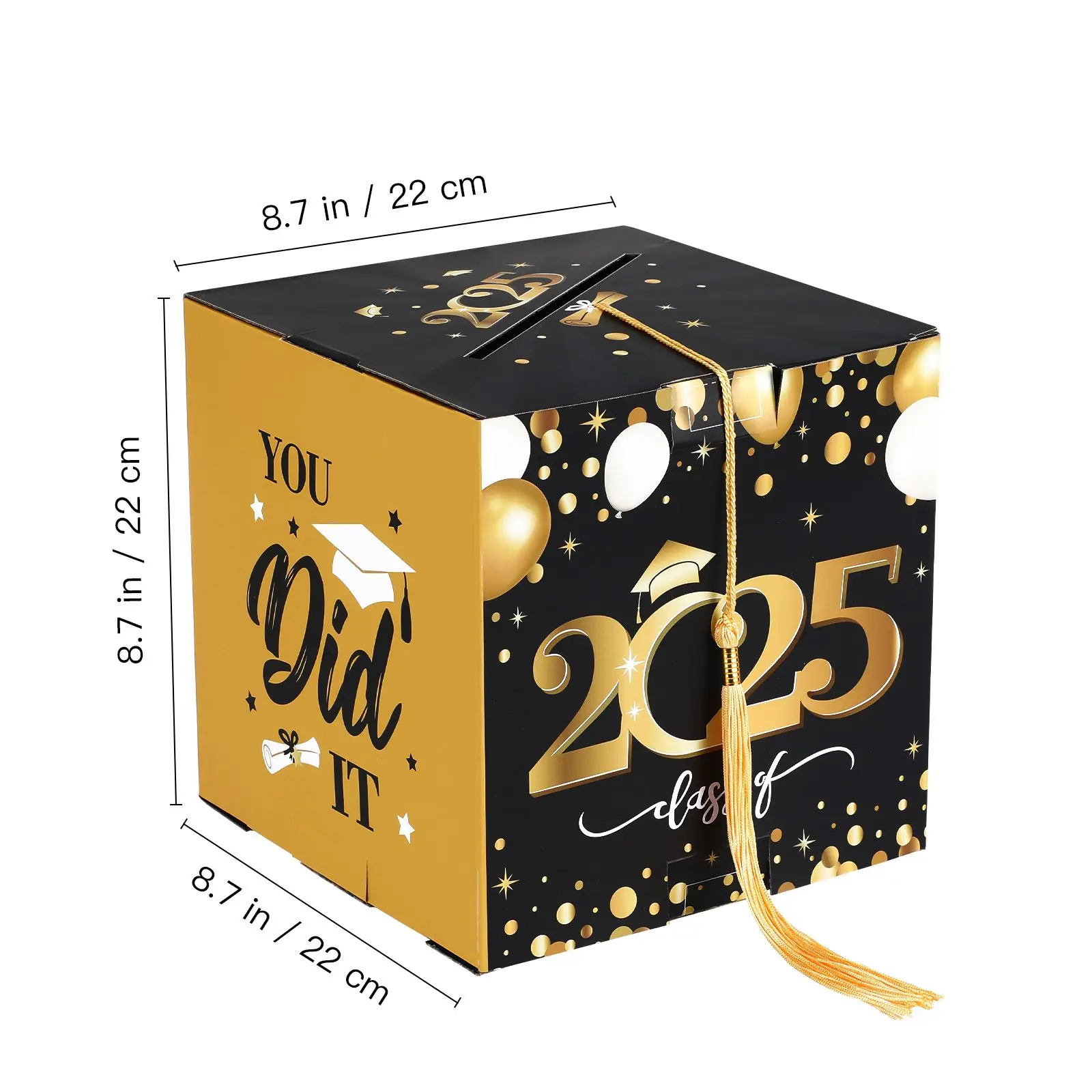 Graduation Card Box Compact Multifunctional Storage Party Favor Decorations Sturdy Boxes Grad Boxes Card Box For