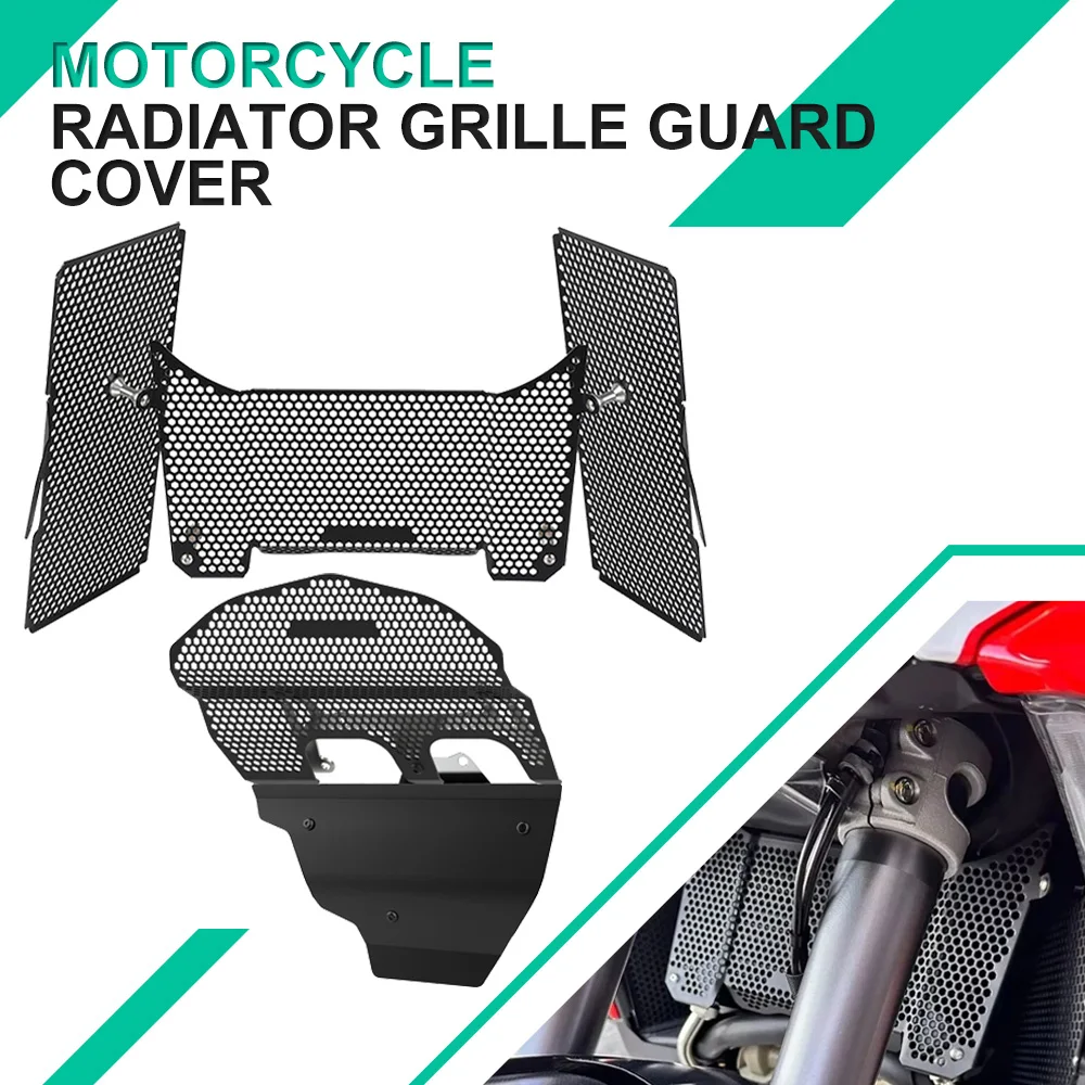 

Motorcycle For Ducati Multistrada V4/S/Pikes Peak/S Sport/Rally Radiator Guard Grille Oil Cooler Engine Cylinder Head Protection